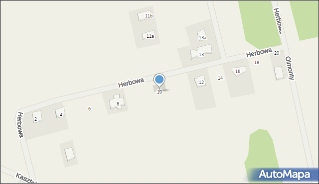 Izabelin, Herbowa, 10, mapa Izabelin