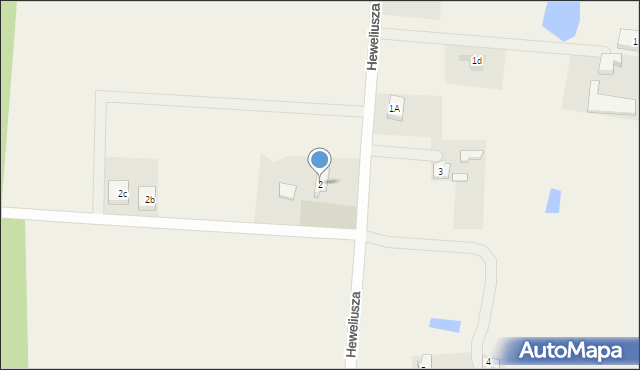 Janowo, Heweliusza Jana, 2, mapa Janowo