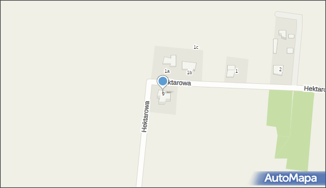 Jaskrów, Hektarowa, 9, mapa Jaskrów