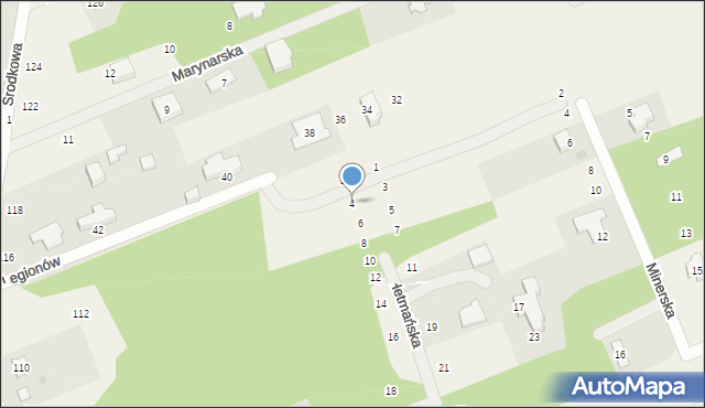 Kady, Hetmańska, 4, mapa Kady