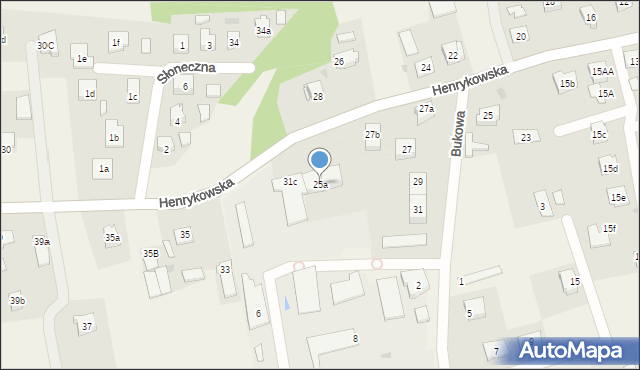 Kajkowo, Henrykowska, 25a, mapa Kajkowo