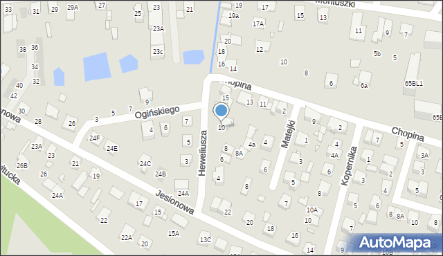 Kobyłka, Heweliusza Jana, 10, mapa Kobyłka