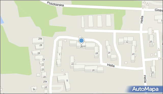 Kraków, Heila Edwarda, 20, mapa Krakowa