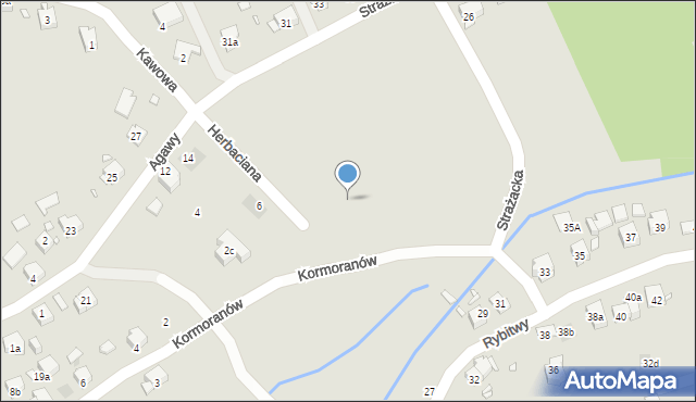 Kraków, Herbaciana, 15, mapa Krakowa