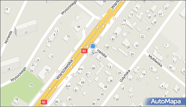 Legionowo, Helska, 2A, mapa Legionowo