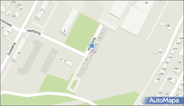 Legionowo, Herberta Zbigniewa, 16, mapa Legionowo