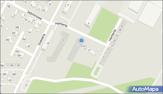 Legionowo, Herberta Zbigniewa, 9, mapa Legionowo