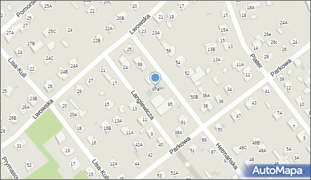 Legionowo, Hetmańska, 97a, mapa Legionowo