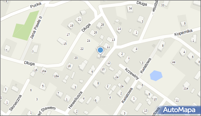 Leśniewo, Heweliusza Jana, 9a, mapa Leśniewo