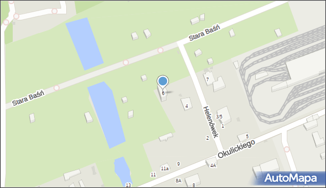 Łódź, Helenówek, 6, mapa Łodzi