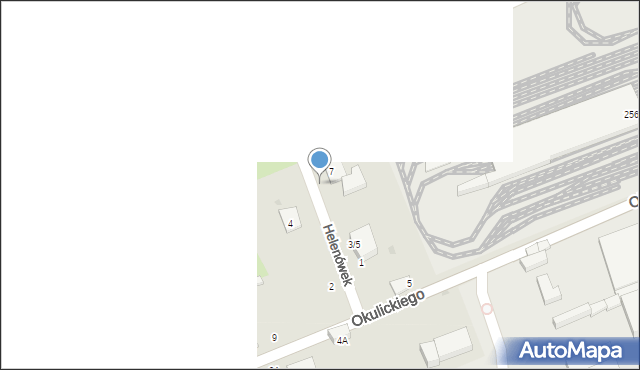 Łódź, Helenówek, 7d, mapa Łodzi