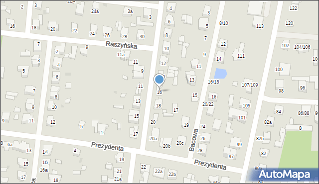 Łódź, Herberta Zbigniewa, 16, mapa Łodzi