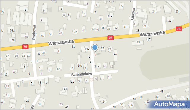 Łuków, Hempla Jana Mariana, 1, mapa Łuków