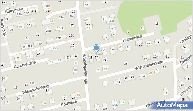 Marki, Hetmańska, 2D, mapa Marki