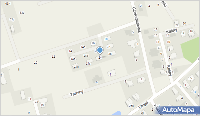 Mierzyn, Hermesa, 24, mapa Mierzyn