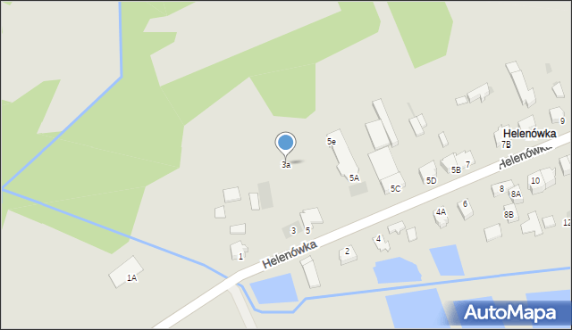 Myszków, Helenówka, 3a, mapa Myszków