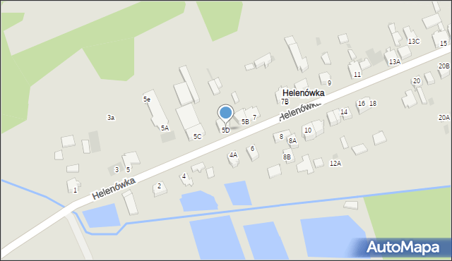 Myszków, Helenówka, 5D, mapa Myszków