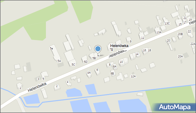 Myszków, Helenówka, 7, mapa Myszków