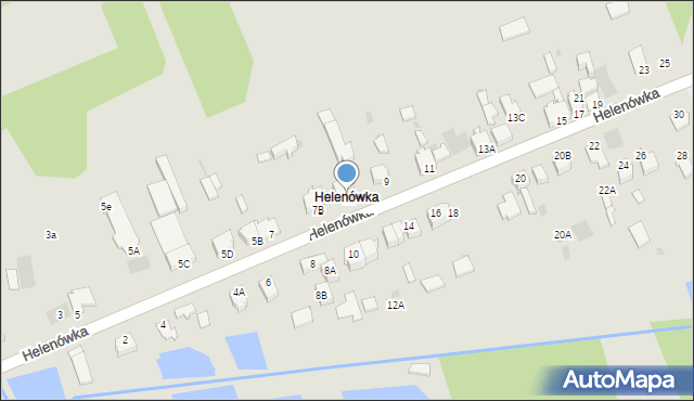 Myszków, Helenówka, 7A, mapa Myszków