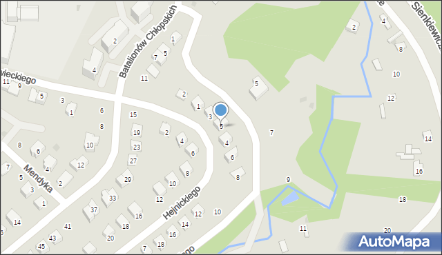 Opatów, Hejnickiego Mariana, 5, mapa Opatów