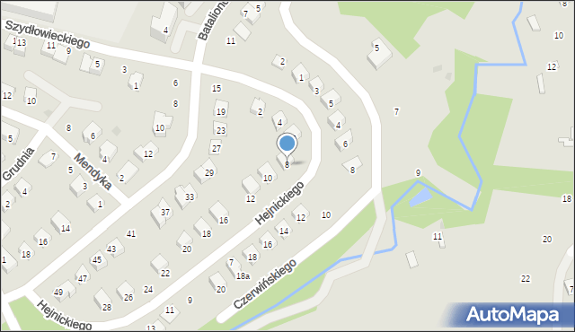 Opatów, Hejnickiego Mariana, 8, mapa Opatów