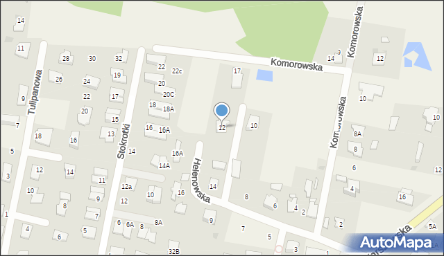 Otrębusy, Helenowska, 12, mapa Otrębusy