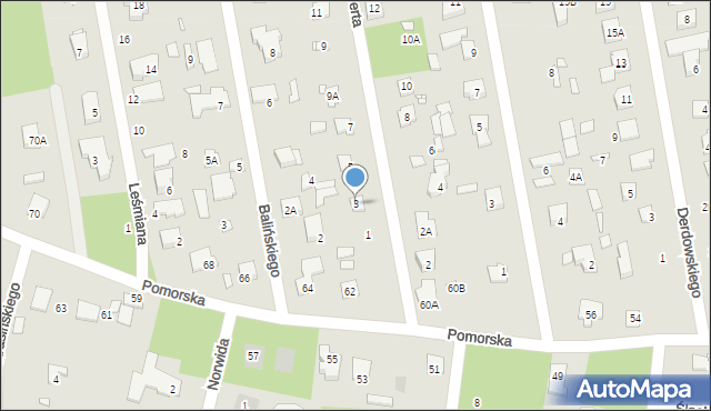 Piaseczno, Herberta, 3, mapa Piaseczno