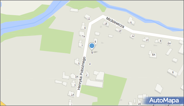 Prochowice, Henryka Pobożnego, 6, mapa Prochowice