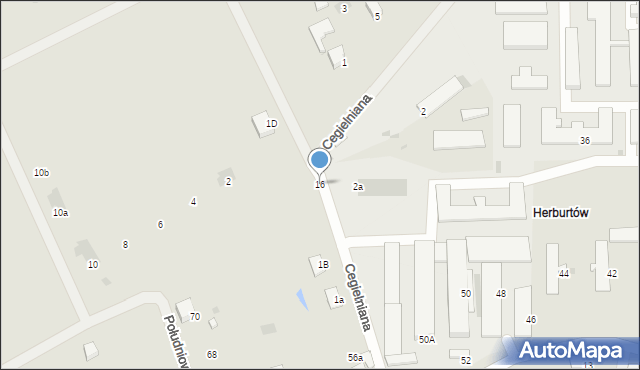 Przemyśl, Herburtów, 16, mapa Przemyśla