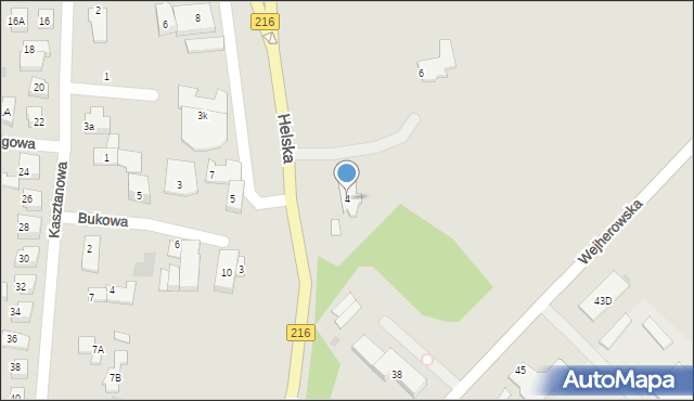 Puck, Helska, 4, mapa Puck