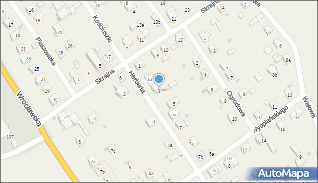 Radwanice, Herberta Zbigniewa, 3, mapa Radwanice