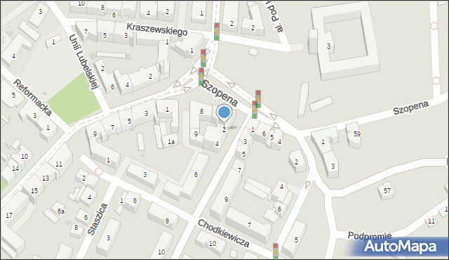 Rzeszów, Hetmańska, 2, mapa Rzeszów