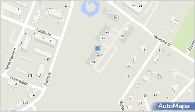 Siechnice, Henryka III, 16, mapa Siechnice