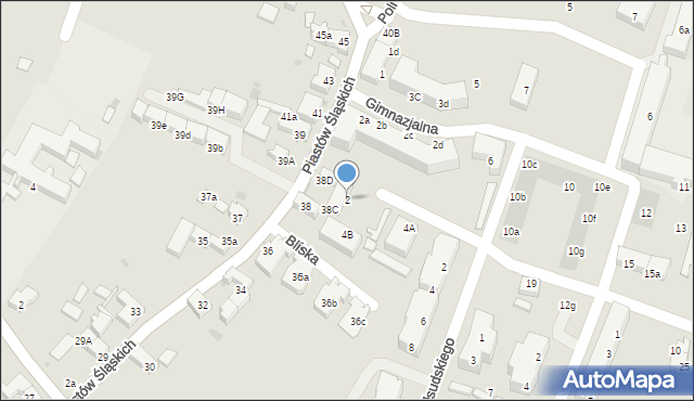 Siechnice, Henryka III, 2, mapa Siechnice