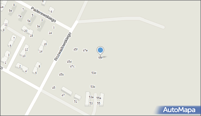 Siechnice, Henryka III, 55f, mapa Siechnice