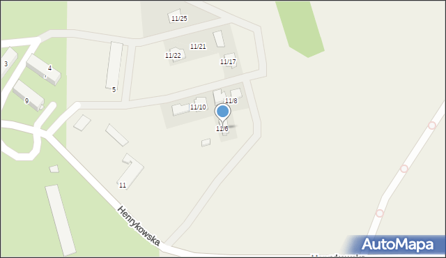 Sobolewo, Henrykowska, 11/6, mapa Sobolewo