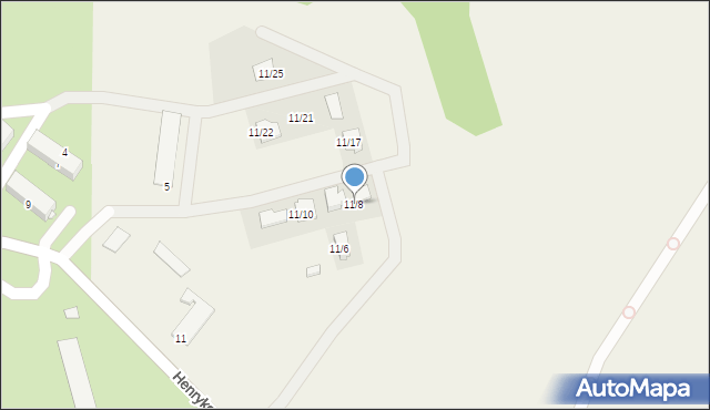 Sobolewo, Henrykowska, 11/8, mapa Sobolewo