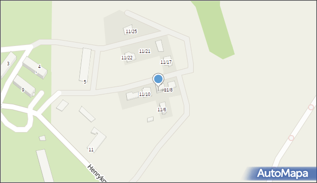 Sobolewo, Henrykowska, 11/9, mapa Sobolewo