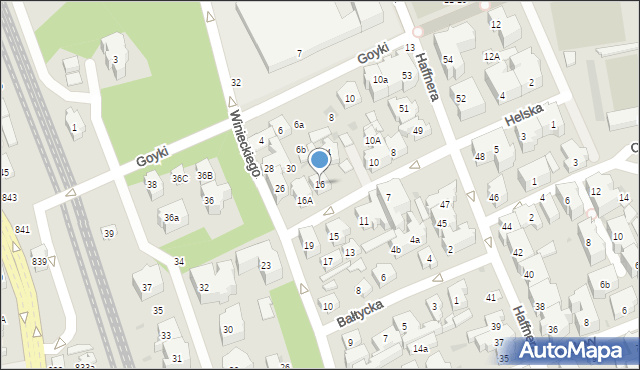 Sopot, Helska, 16, mapa Sopotu