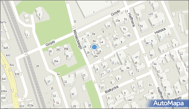 Sopot, Helska, 18, mapa Sopotu