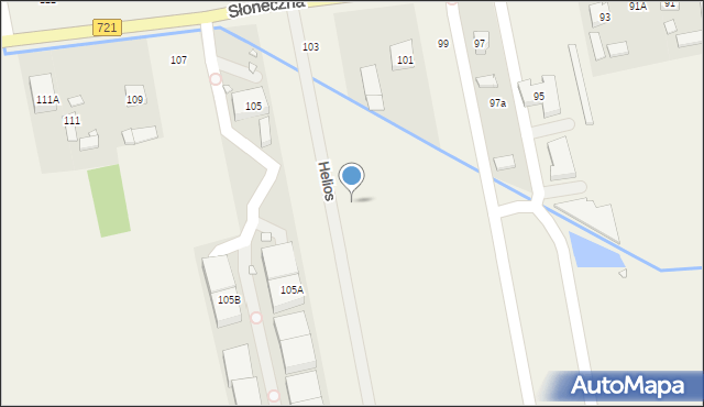 Stara Iwiczna, Helios, 17, mapa Stara Iwiczna