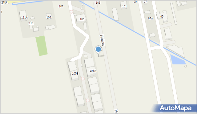 Stara Iwiczna, Helios, 22, mapa Stara Iwiczna