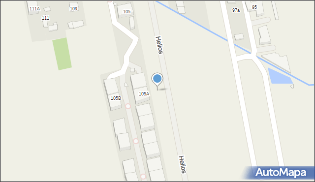 Stara Iwiczna, Helios, 28, mapa Stara Iwiczna