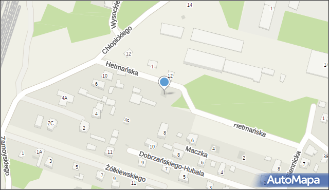 Stare Pieścirogi, Hetmańska, 6, mapa Stare Pieścirogi