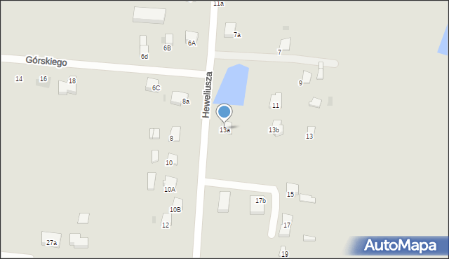 Starogard Gdański, Heweliusza Jana, 13a, mapa Starogard Gdański