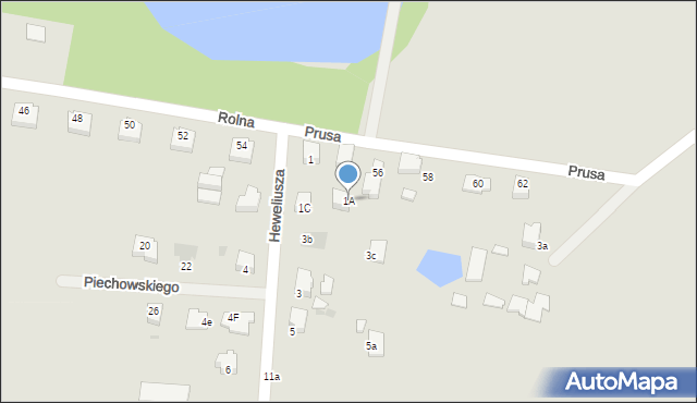 Starogard Gdański, Heweliusza Jana, 1A, mapa Starogard Gdański