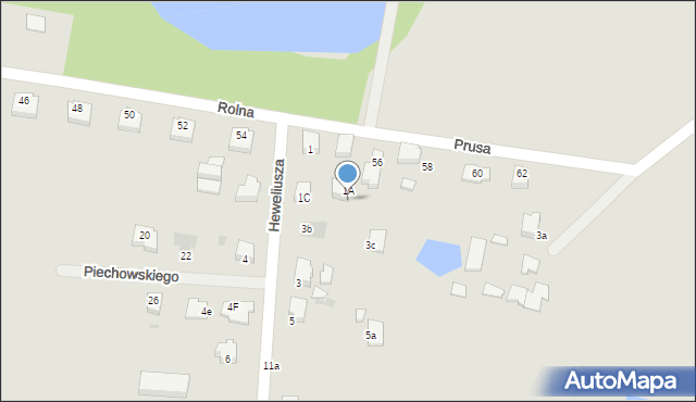 Starogard Gdański, Heweliusza Jana, 1B, mapa Starogard Gdański