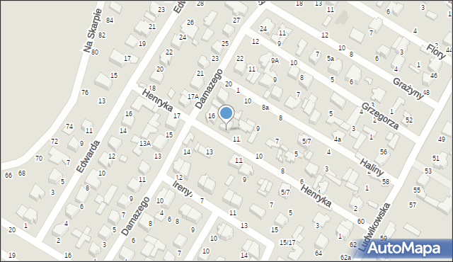 Tomaszów Mazowiecki, Henryka, 12A, mapa Tomaszów Mazowiecki