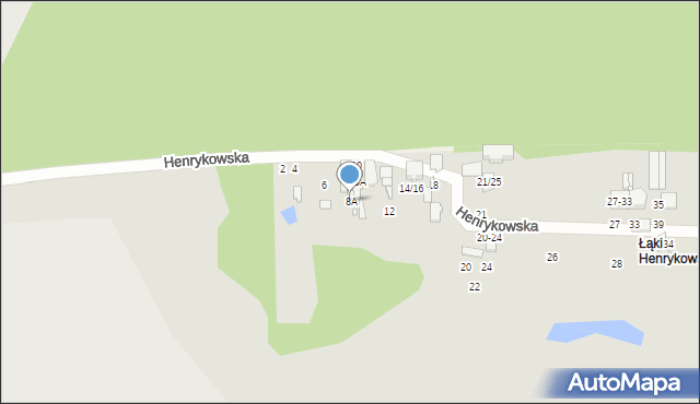 Tomaszów Mazowiecki, Henrykowska, 8A, mapa Tomaszów Mazowiecki