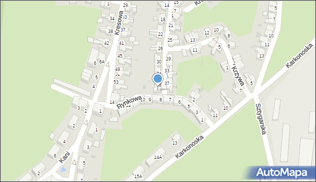 Wałbrzych, Hercena Aleksandra, 40, mapa Wałbrzycha